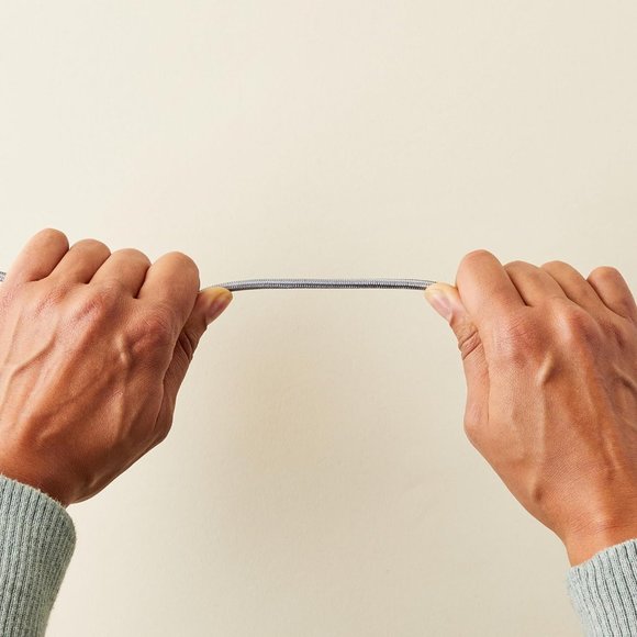 Dark Gray USB-A to Lightning Charger Cable Nylon Braided Cord MFi - Picture 5 of 8